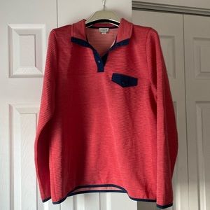 snap-up pullover • j.crew